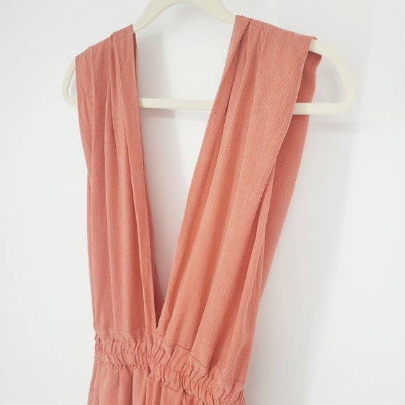 Diarrablu Sustainable UMY Convertible Jumpsuit Solid Salmon Pink Small - Picture 4 of 10